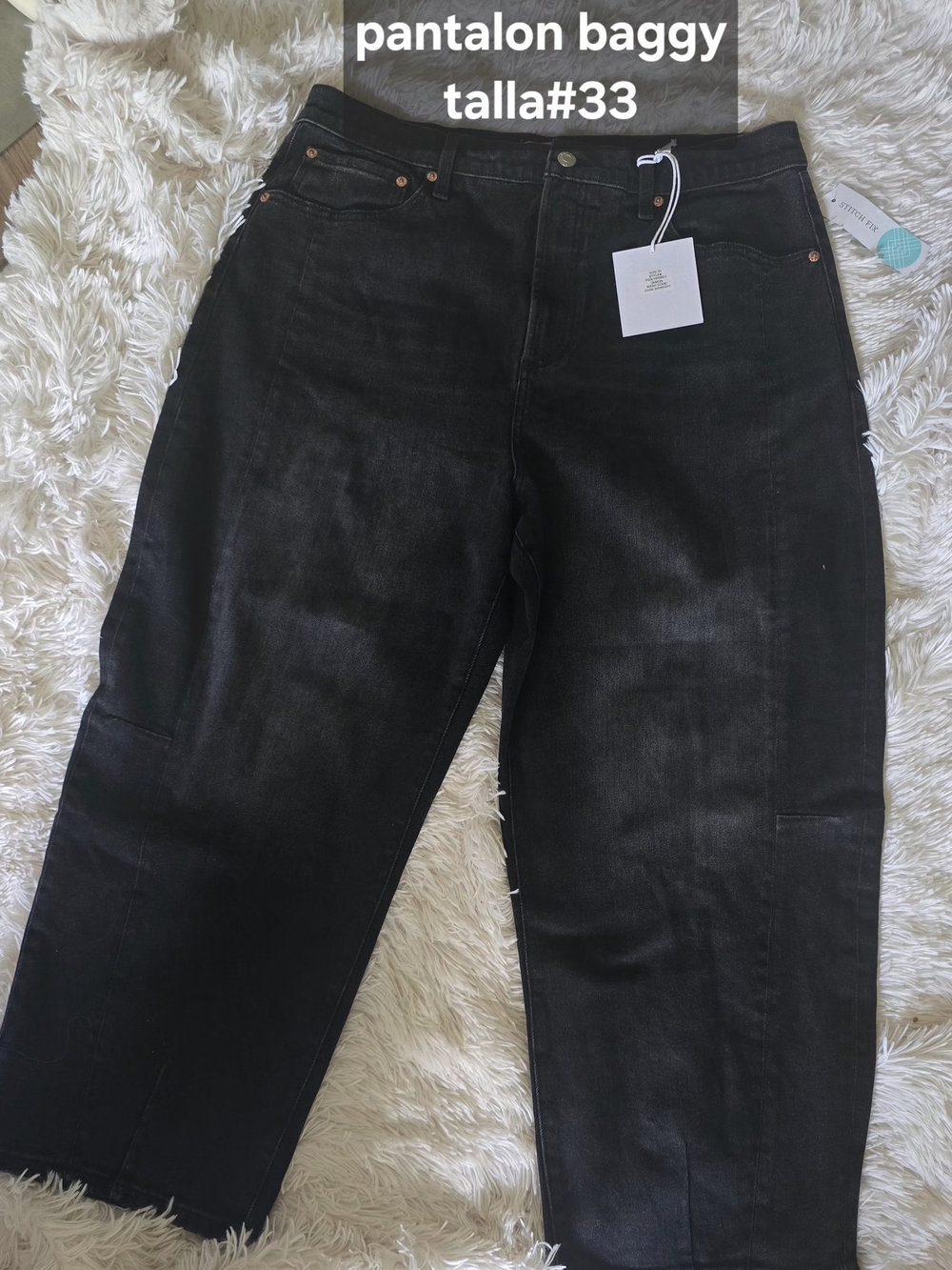 Black Baggy Women’s Jeans - Size 33